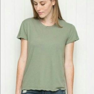 short sleeve army green t-shirt
